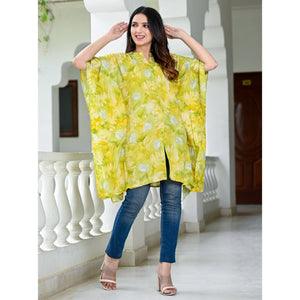 green-floral-foil-printed-rayon-kaftan