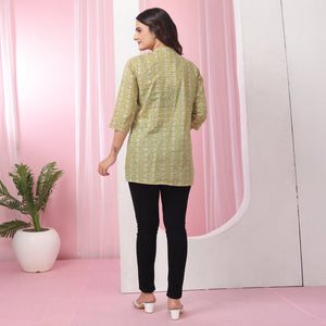green-foil-printed-pure-cotton-top