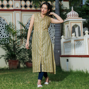 green-floral-foil-printed-pure-cotton-dress