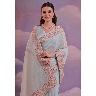 grey-floral-sequins-embroidered-georgette-saree