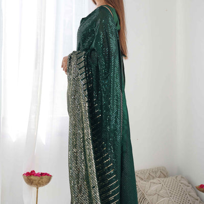 green-sequins-embroidered-georgette-saree-43