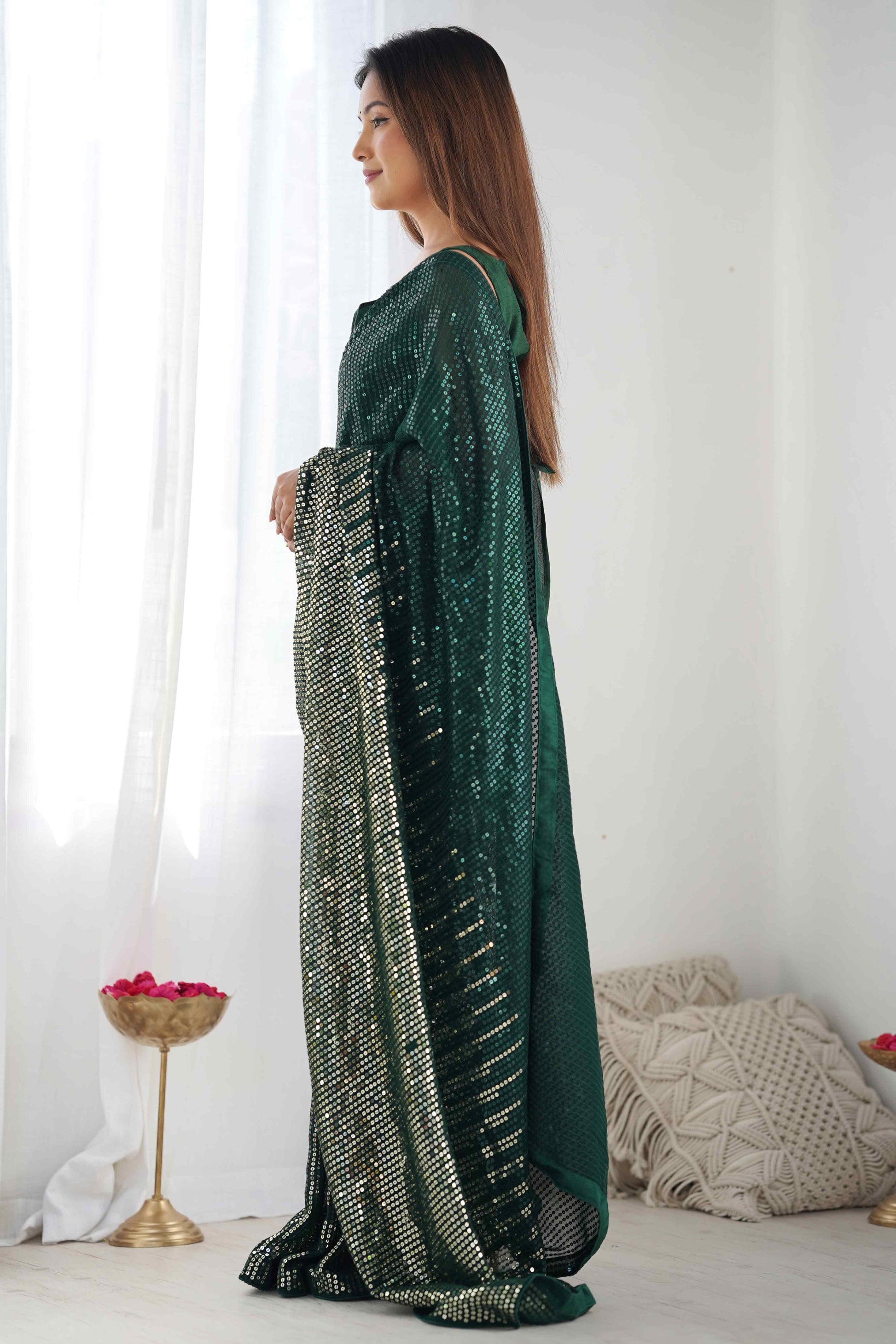 green-sequins-embroidered-georgette-saree-43