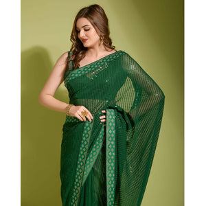 green-sequins-embroidered-georgette-saree-3