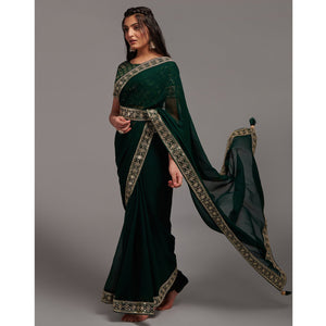 green-sequins-embroidered-border-chinon-saree