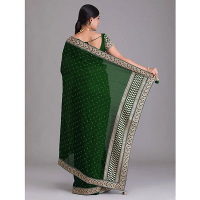 green-printed-with-embroidered-vichitra-silk-saree