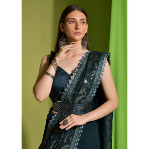 green-sequins-embroidered-georgette-saree-5