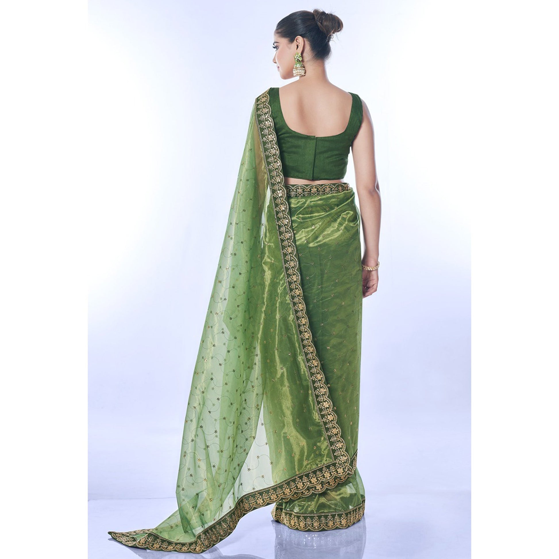 green-sequins-embroidered-net-saree