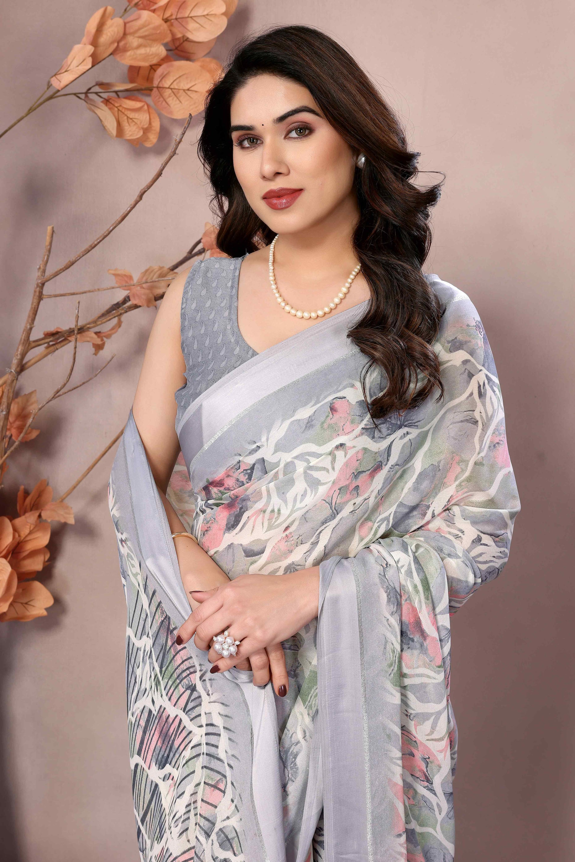 grey-floral-printed-moss-art-silk-saree