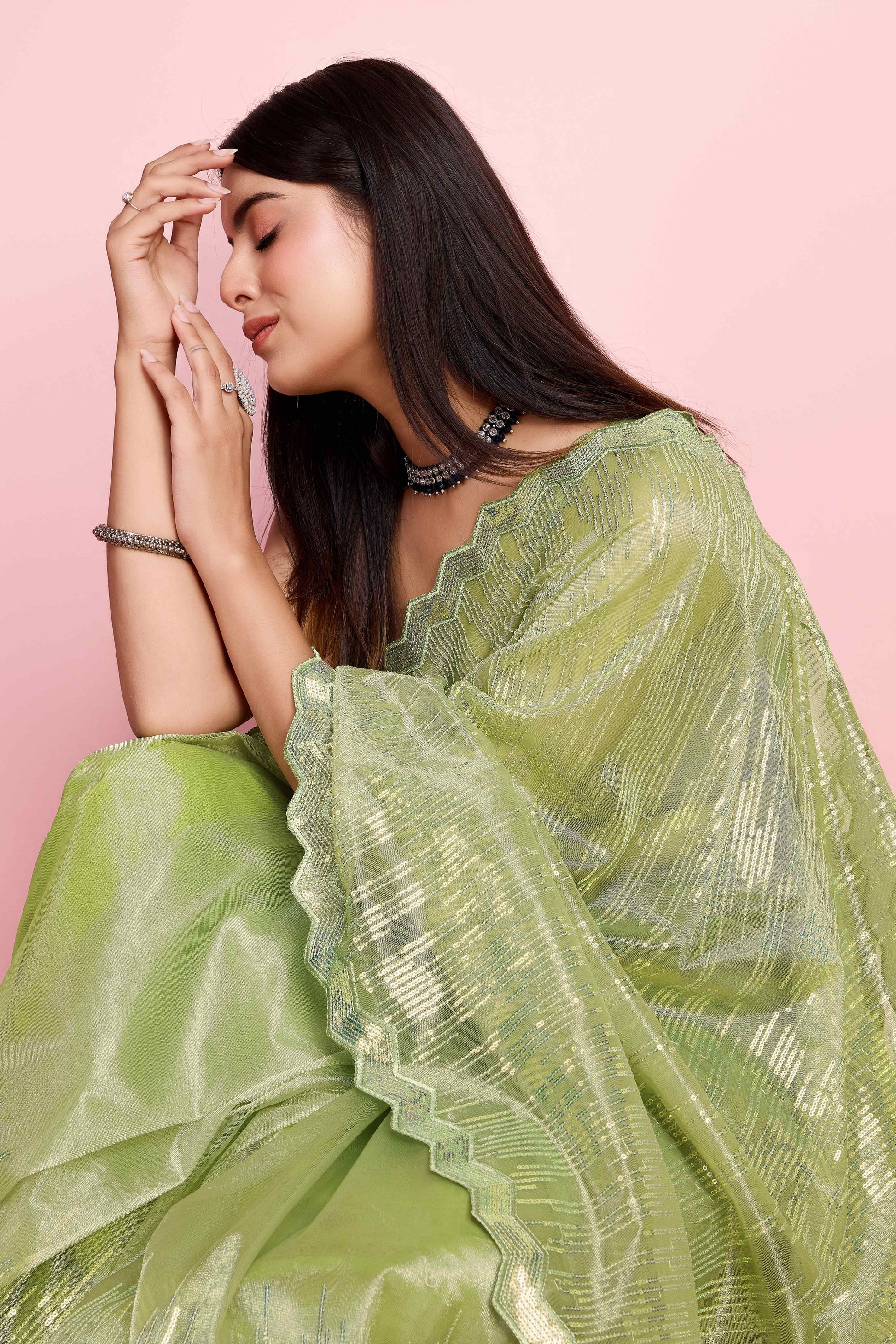 green-sequins-embroidered-silver-twill-net-saree