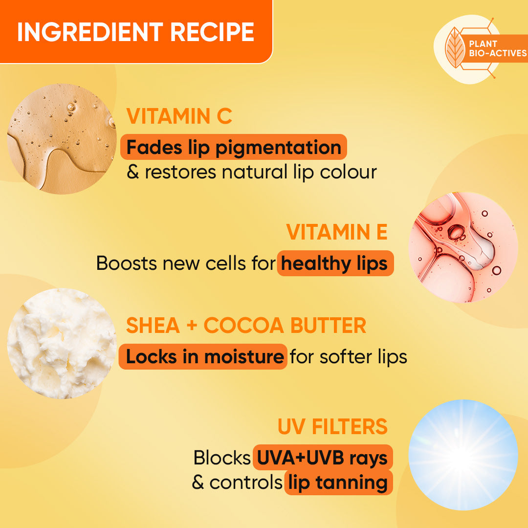 Vitamin C + E Lip Balm with SPF 50+