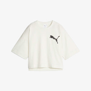 Puma | SWAROVSKI CRYSTALS TEE  { WHITE