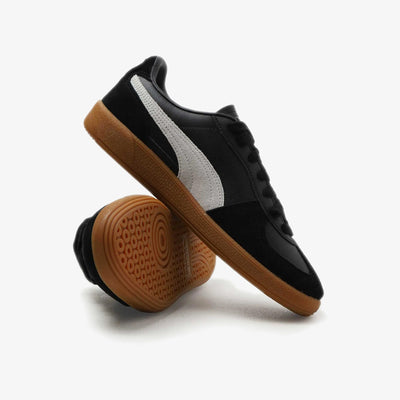 PUMA | PALERMO LEATHER { BLACK/GRAY