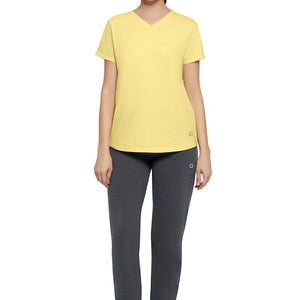 Essential V-neck Tee - Sunshine