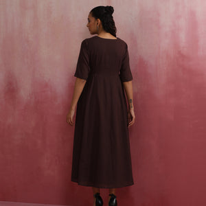 trueBrowns Cola Cotton Dobby Dress