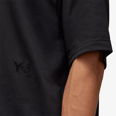 Y-3 |  BOXY SHORT SLEEVE TEE { BLACK