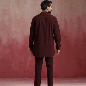 trueBrowns Men's Cola Cotton Co-ord set