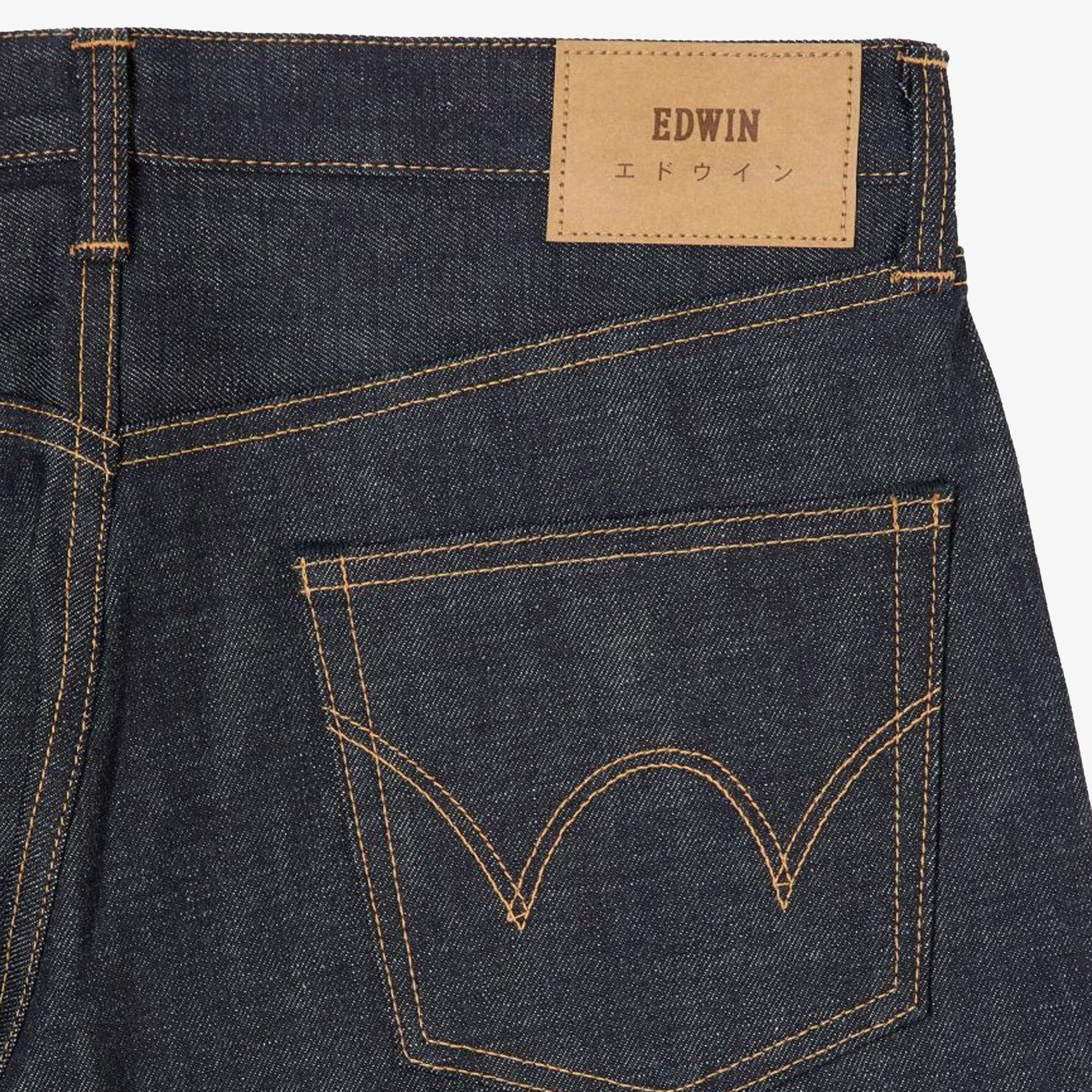 EDWIN | REGULAR TAPERED JEANS { BLUE