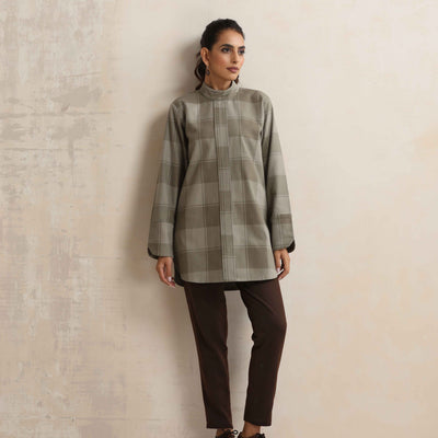 trueBrowns Brown Woollen Pants