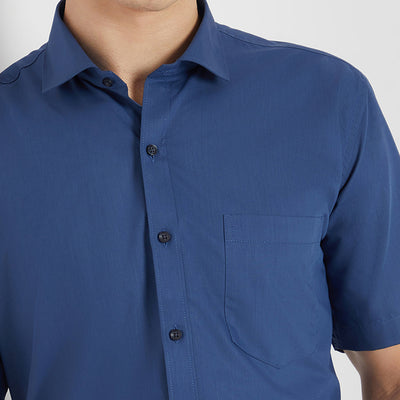Wrinkle Free Half Sleeve Shirt