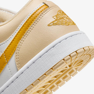 Jordan | AIR JORDAN 1 LOW  { SAIL/YELLOW OCHRE-PALE VANILLA-WHITE