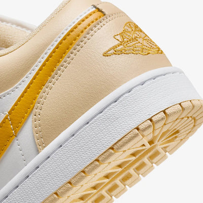 Jordan | AIR JORDAN 1 LOW  { SAIL/YELLOW OCHRE-PALE VANILLA-WHITE