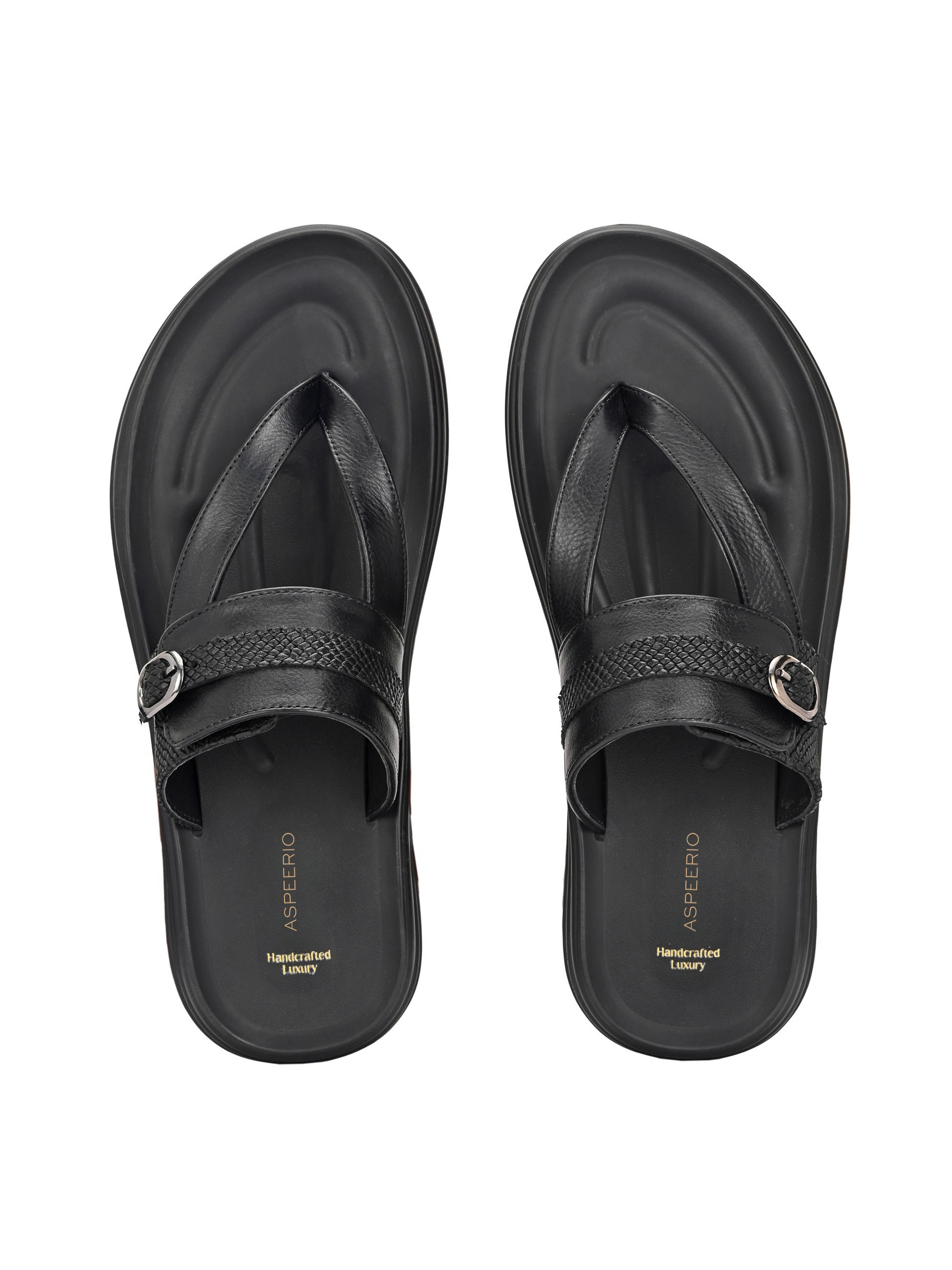 Comet Leather Slippers by Aspeerio