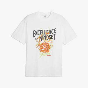 Puma | HOOPS EXCELLENCE BASKETBALL TEE  { WHITE