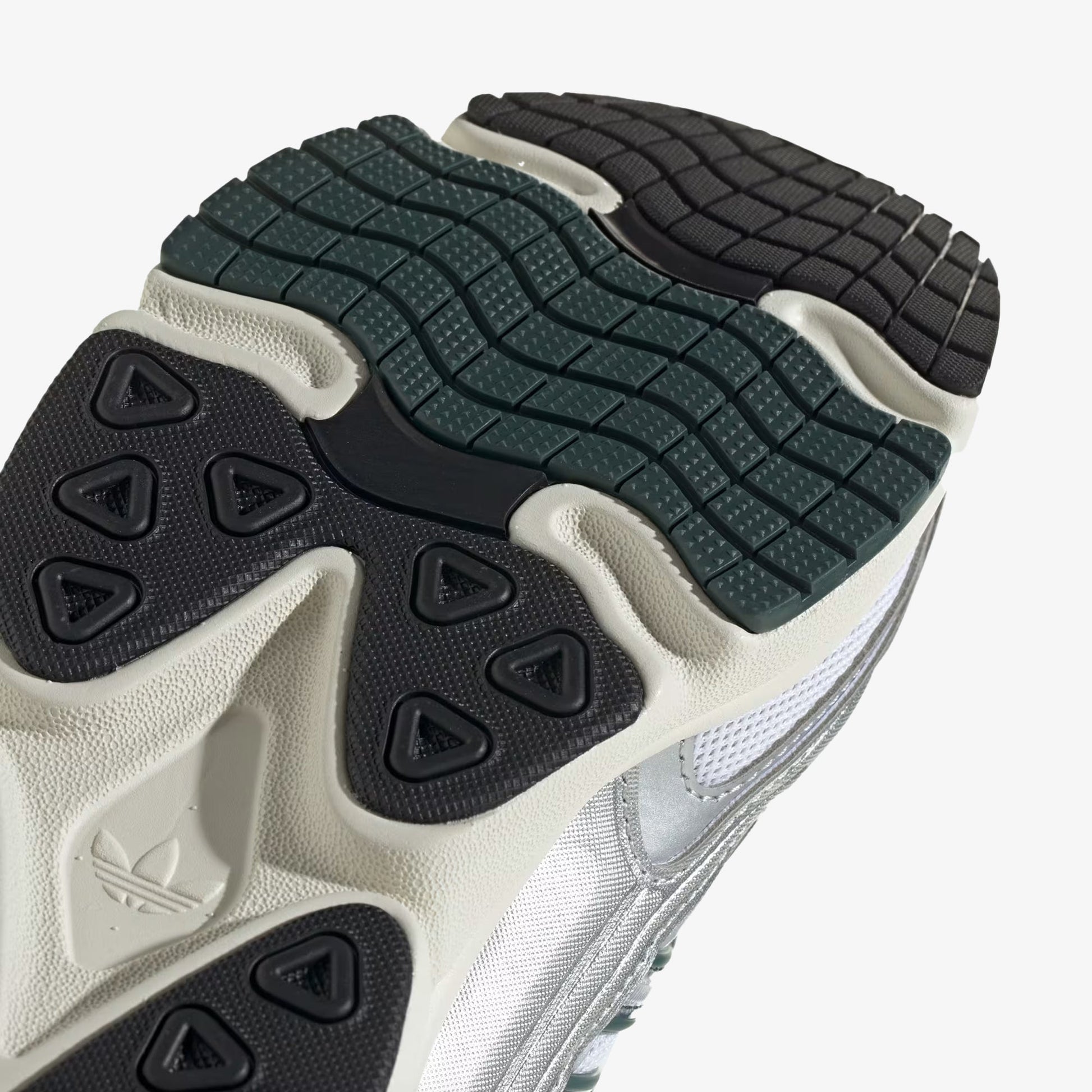 ADIDAS ORIGINALS | OZMILLEN { SILVER/GREEN/GREY ONE