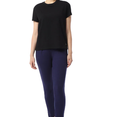 Essential Basic Cotton Tee - Jet Black