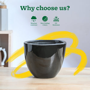 Echoing Eternity Ceramic Planter