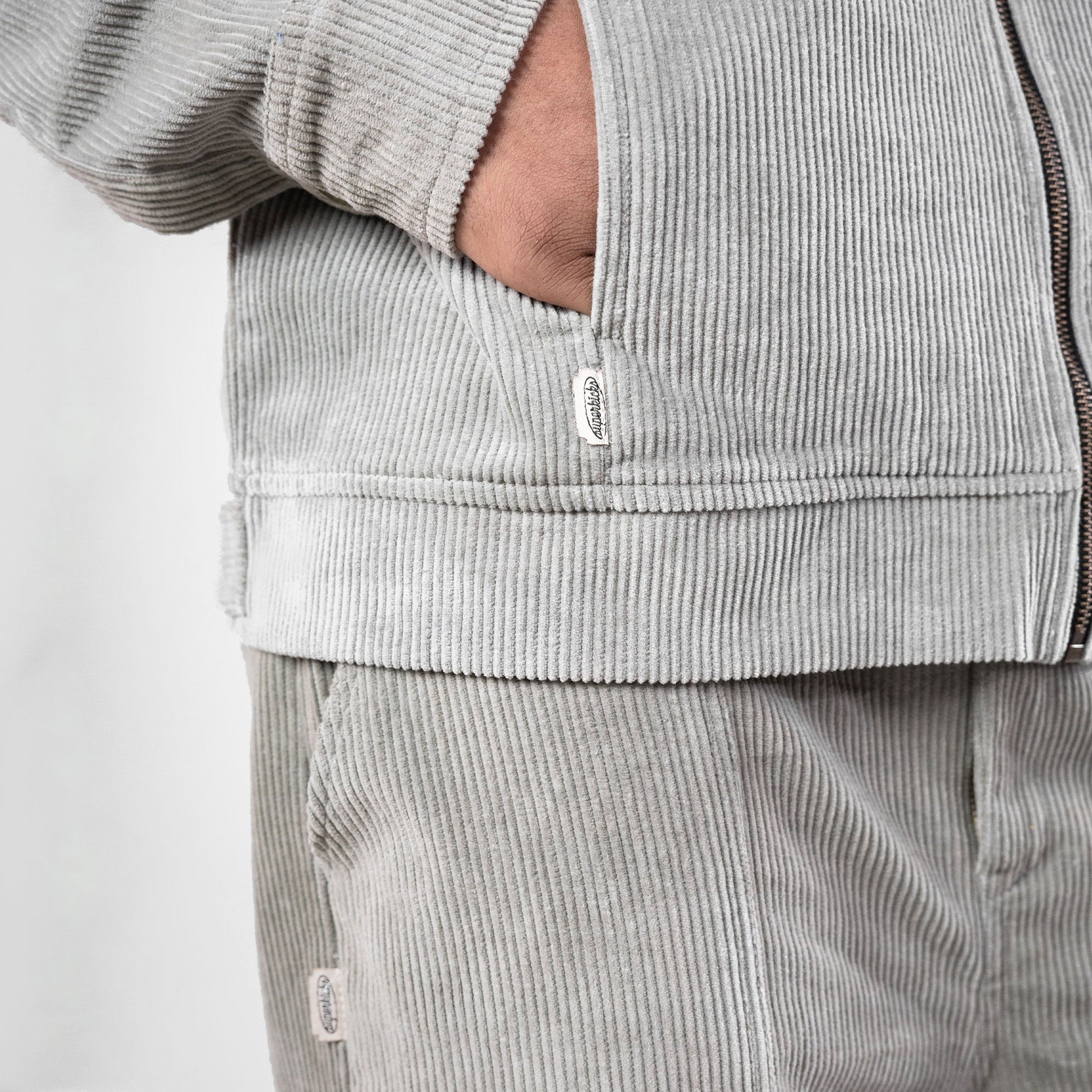 SUPERKICKS | CORDUROY JACKET { SLATE GREY