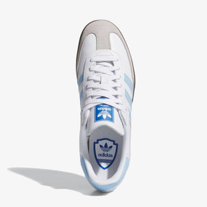 ADIDAS ORIGINALS | SAMBA OG { CLOUD WHITE/CLEAR SKY/BLUE