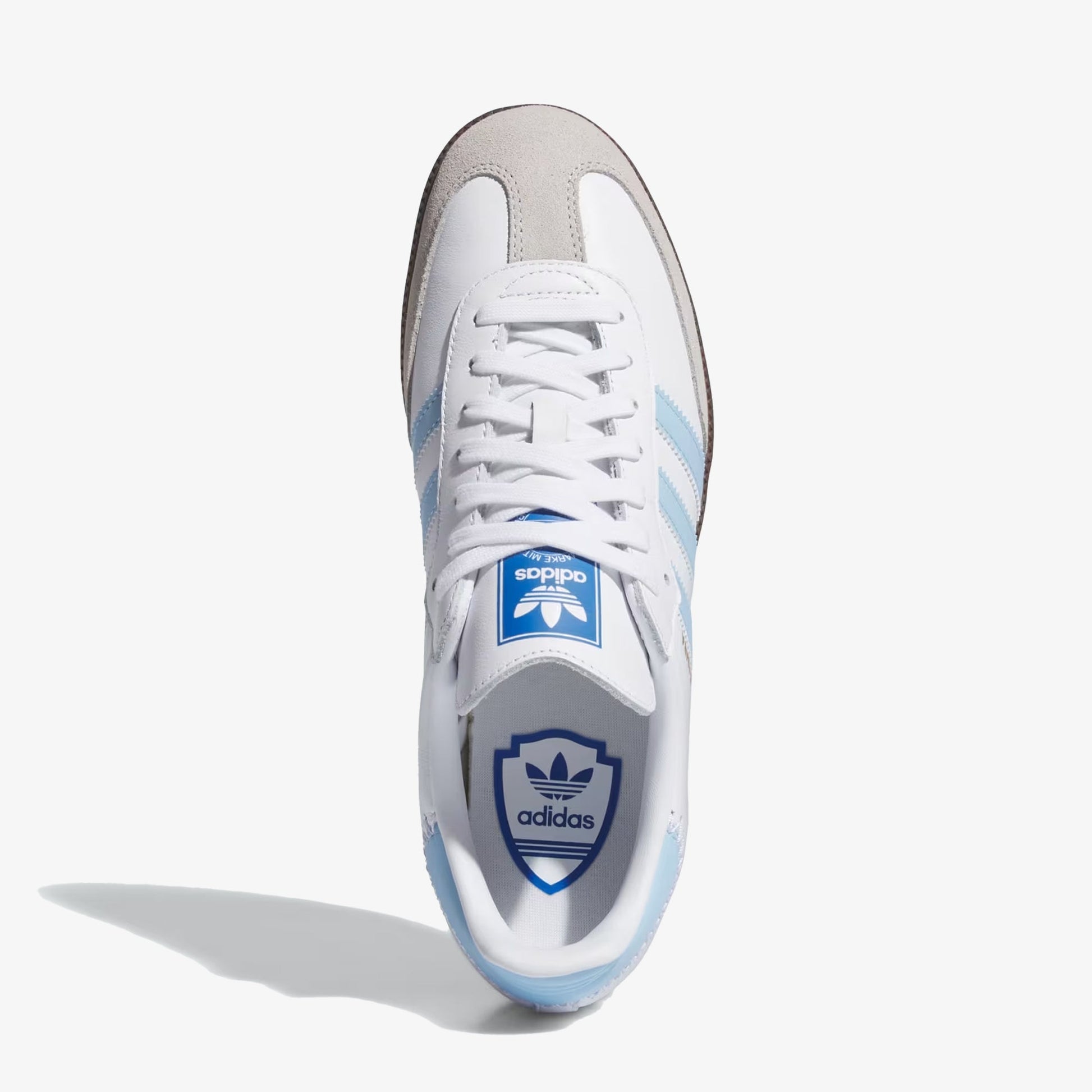 ADIDAS ORIGINALS | SAMBA OG { CLOUD WHITE/CLEAR SKY/BLUE