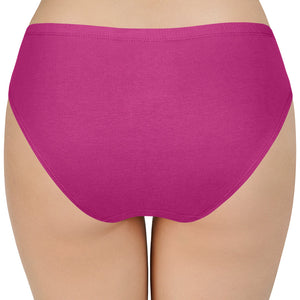 100% Cotton Bikini Panty Pack (Pack of 3) - D003 - Solid