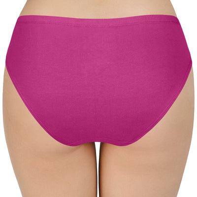 100% Cotton Bikini Panty Pack (Pack of 3) - D003 - Solid