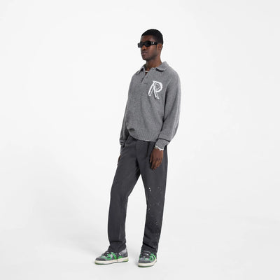 Represent | INITIAL BOUCLE POLO  { GREY
