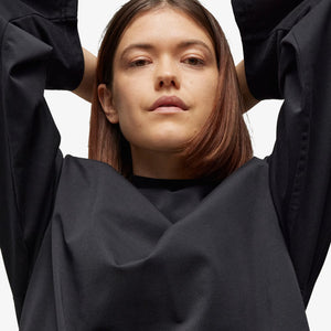 Y-3 | PREMIUM LOOSE LONG SLEEVE TEE  { BLACK