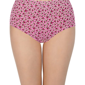 100% Cotton Full Brief Panty Pack (Pack of 3) - D027 - Multi