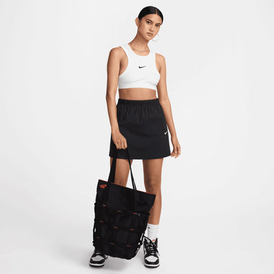 NIKE | SPORTSWEAR CARGO TOTE (12L) { BLACK/BLACK/ORANGE