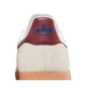 adidas Gazelle Beige Dark Blue Collegiate Burgundy