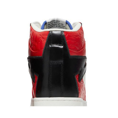 A Bathing Ape Bape Sta 88 Mid Red White Blue