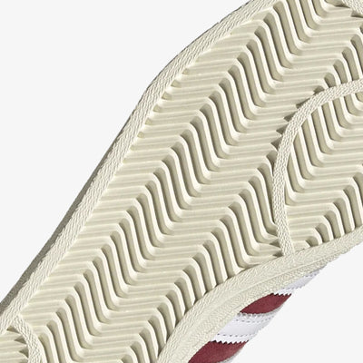 Adidas Originals | CAMPUS 80S  { BURGUNDY/WHITE