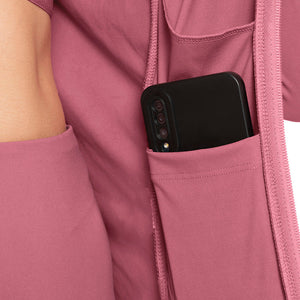 Energize Performance Full Sleeve Active Jacket - Heather Rose