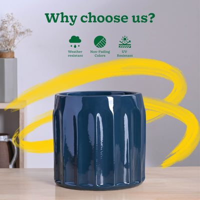 Blushing Sun Ceramic Planter