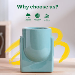 Cats are Gods Ceramic Planter