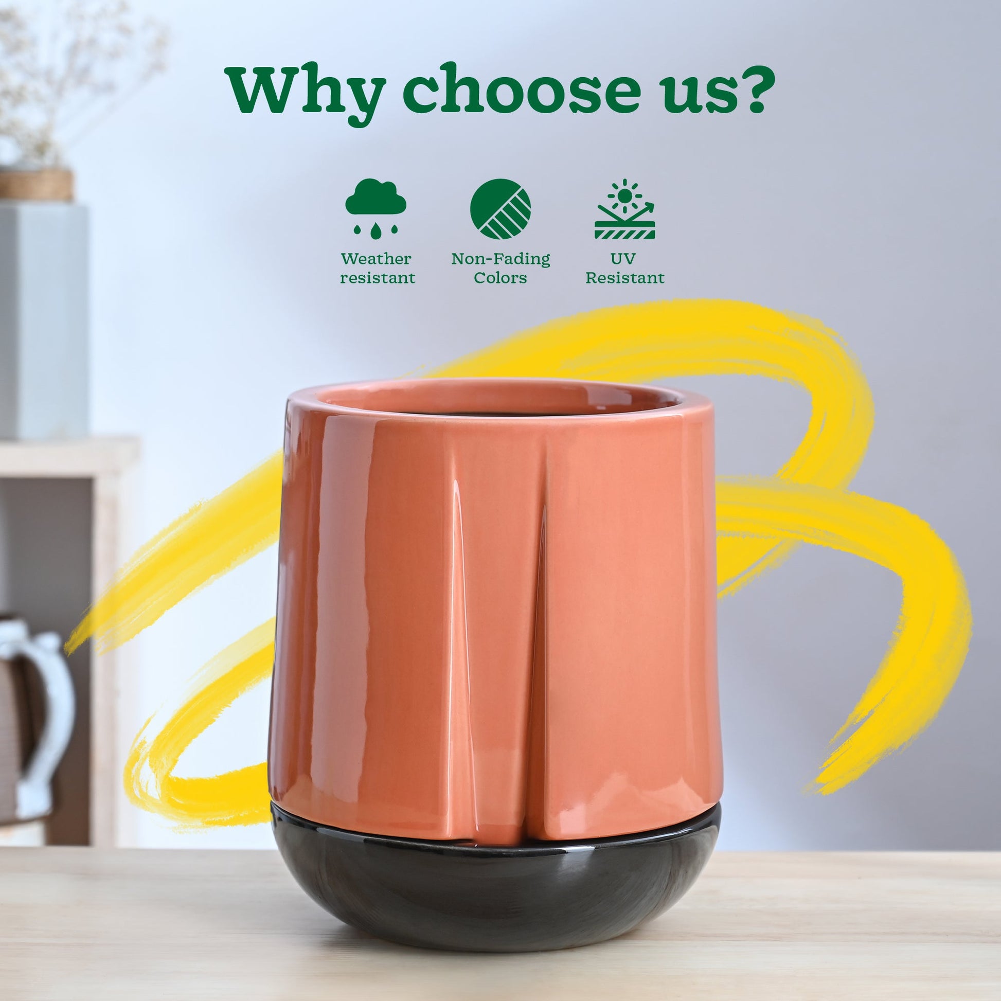 Moonlight Drama Ceramic Planter