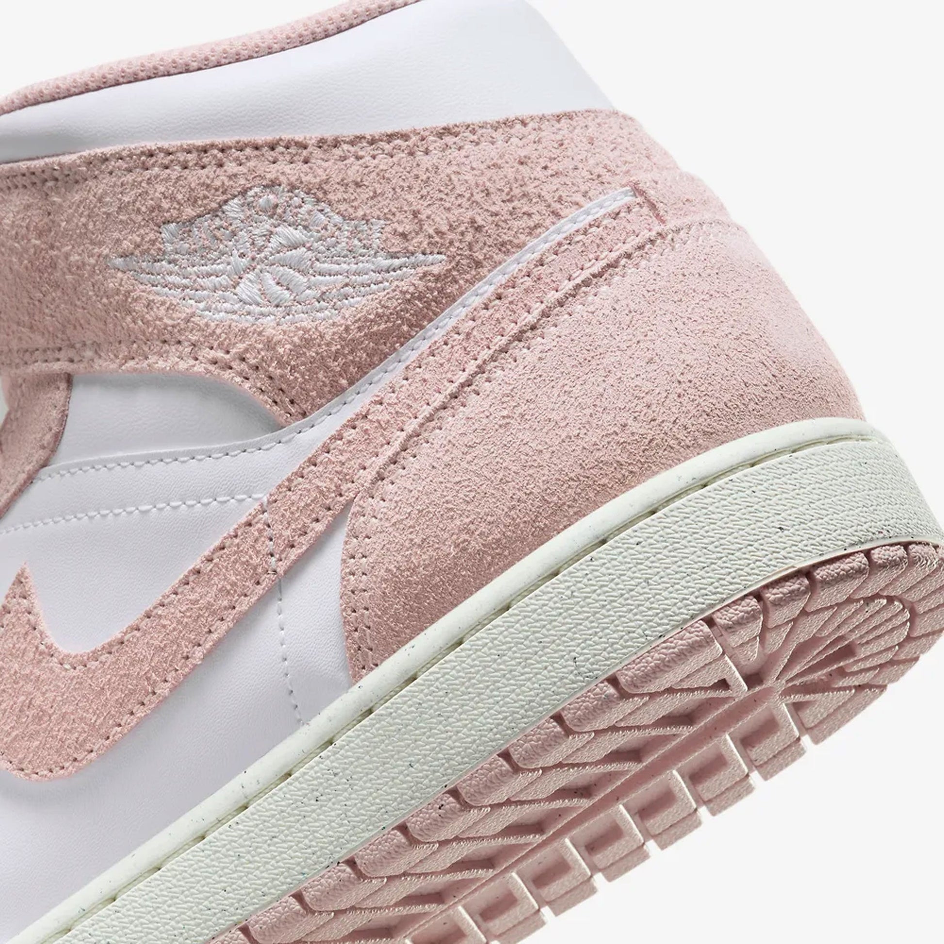 Jordan | AIR JORDAN 1 MID SE  { WHITE/LEGEND PINK-SAIL