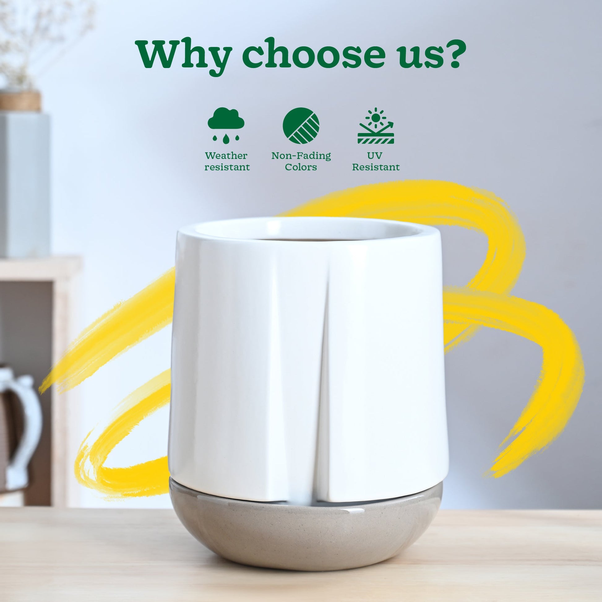 Moonlight Drama Ceramic Planter