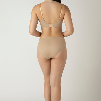 Glam Floral Non-Padded Wired Minimizer Bra - Cornstalk