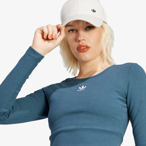 Adidas Originals | ESSENTIALS RIB LONG SLEEVE TEE  { ARCTIC NIGHT